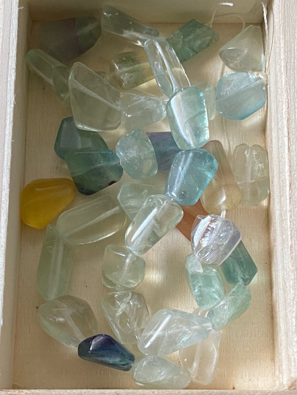 Bead Lot Natural Stone Beads and Glass Beads - Picture 4 of 12